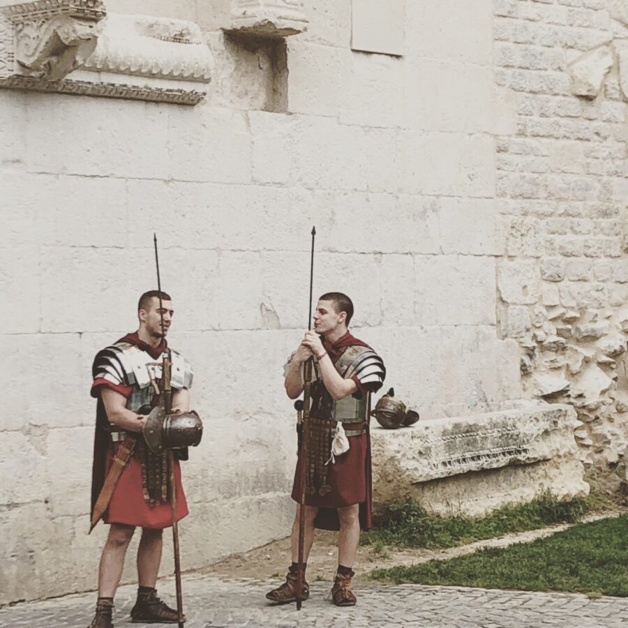 Guards outside Palace in Split